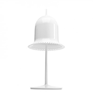 White & Pink Cap shape Modern table light