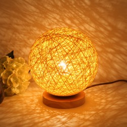 Buy cheap decorative rattan wicker table lamps
