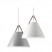 modern interior Metal and leather design pendant lights