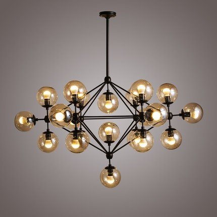 Modo 3 Sided Chandelier - 10 Globes Modo 3 Sided Chandelier - 10 Globes