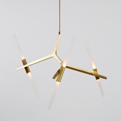 Modern Agnes Chandelier - LED 6 Light