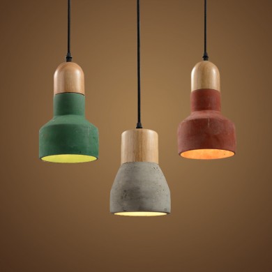 Creative DIY Concrete pendant light Fixture