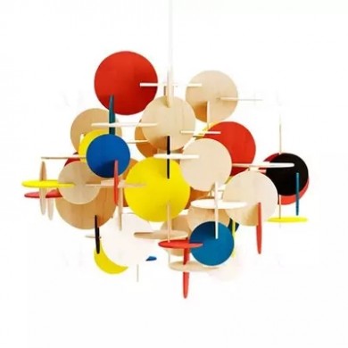 Color geometric Bau Pendant lamp