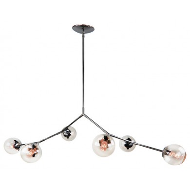 Branching Bubble Glass Chandelier