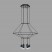 Wire flow Octagonal Pendant light