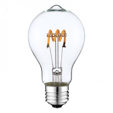 A19 Lantern Flexible LED Filament bulb Clear