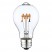 A19 Lantern Flexible LED Filament bulb Clear