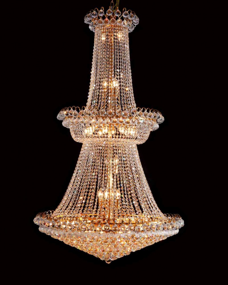 Hotel luxury crystal chandelier lighting