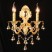 European style crystal candle wall sconce