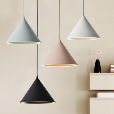 designer Mini orange LED pendant light