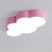 pink color modern led ceiling light