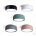 Surface mounted multi color round led ceiling light
