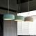 Surface mounted multi color round led ceiling light
