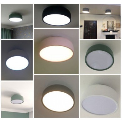 Surface mounted multi color round led ceiling light