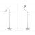 Modern indoor iron E14/E27 holder industrial floor lamp