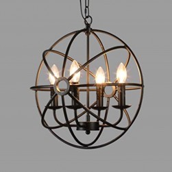 Industrial Vintage wrought iron Round Pendant Lamp