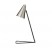 silver table lamp