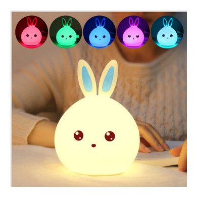 Silica sel rabbit bedside table lamp for kids
