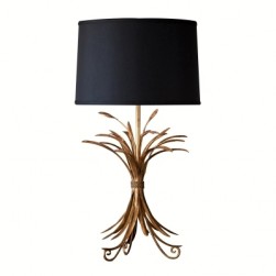 American bronze quran rustic brass table lamp
