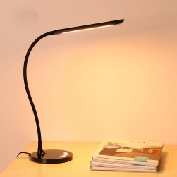 Contemporary small ABS+ Metal LED desk lamp