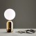 copper table lamp