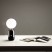 Modern-bedroom-reading-glass-LED-bulb-table