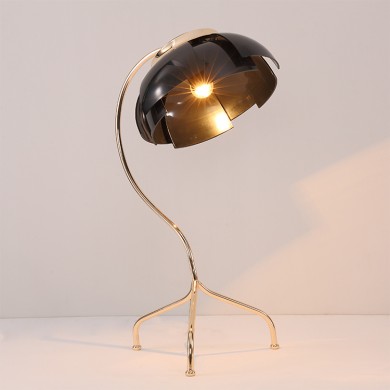 Nordic modern brass led desk lamp