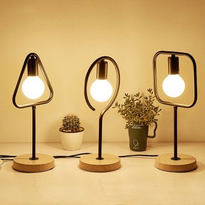 Simple Modern design wooden table lamp