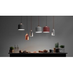 Modern Aluminum Porcelain Pendant Lamp