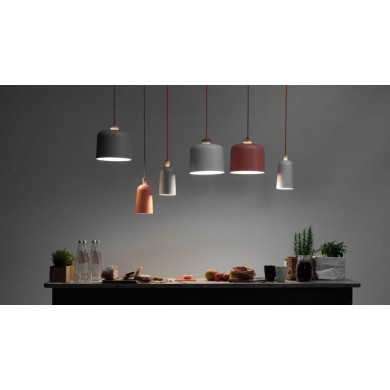 Modern Aluminum Porcelain Pendant Lamp