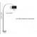 Bedroom led designer floor lamp