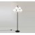 Italian unique fortuny floor standing lamp