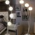 Modern bedhead eye falling LED floor lamp