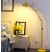 Modern indoor stainless steel industrial floor lamp