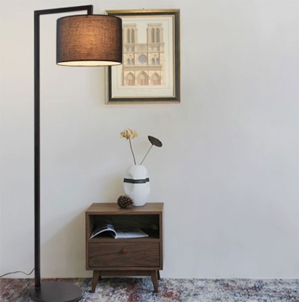 iron fashion simple bedroom floor lamp
