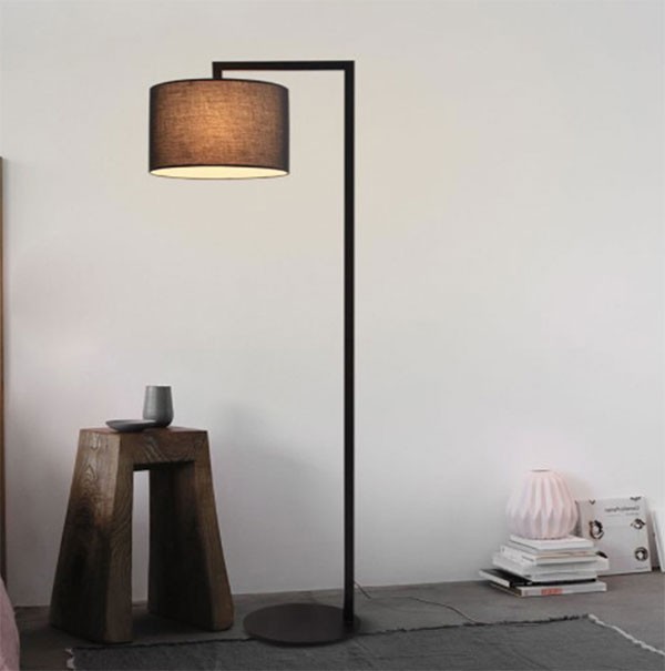 iron fashion simple bedroom floor lamp