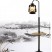 vintage European kerosene Iron floor lamp