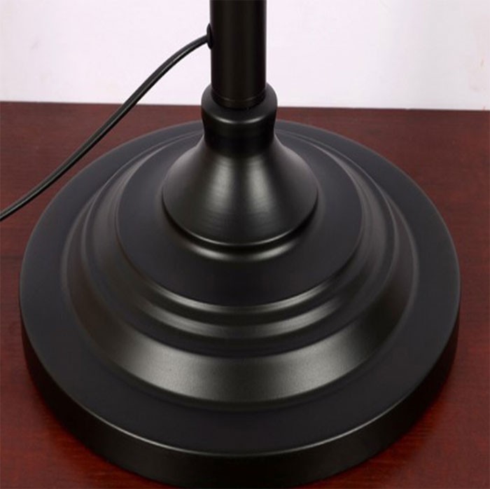 vintage European kerosene Iron floor lamp