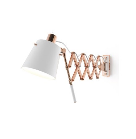Industrial style swing arms Pastorius wall lamp