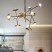 art deco pendant chandelier light