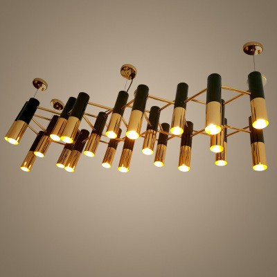 Modern brass Ike suspension lamp