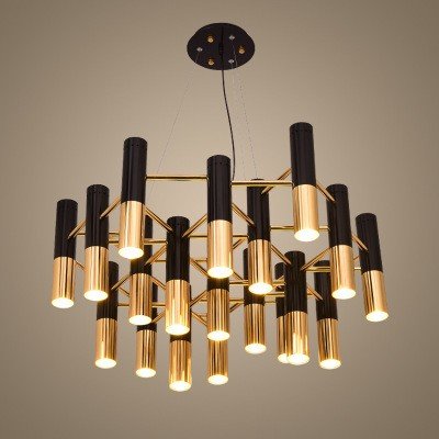 Modern brass Ike suspension lamp