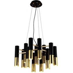 Modern brass Ike suspension lamp