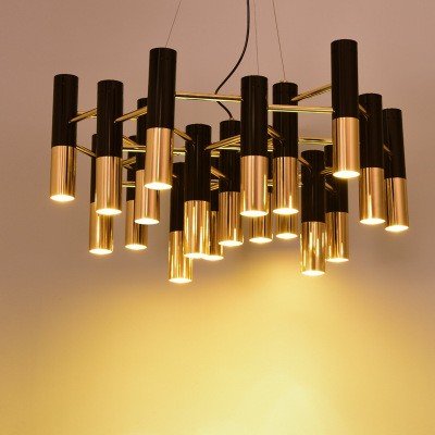 Modern brass Ike suspension lamp