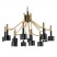 Modern Ella round chandelier Suspension light