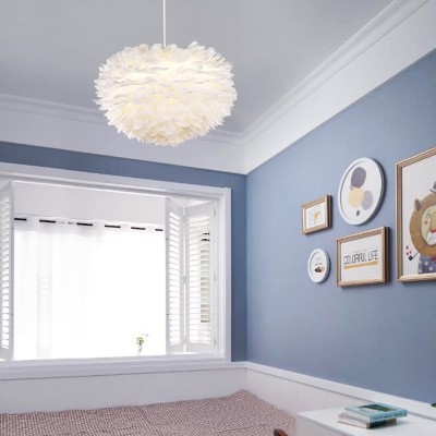 Modern Feather chandelier pendant light