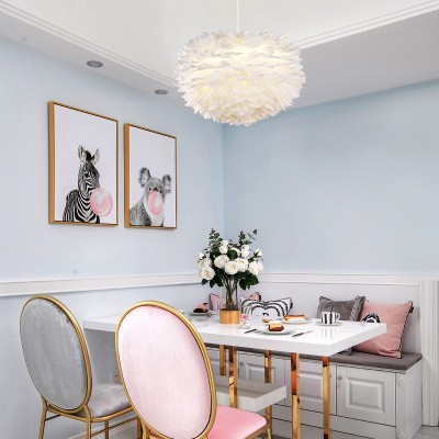 Modern Feather chandelier pendant light