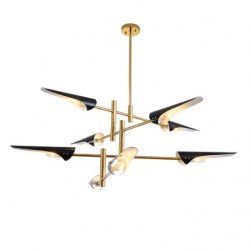 Modern HENNEN CROSS CHANDELIER