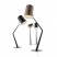 Fabric floor lamp