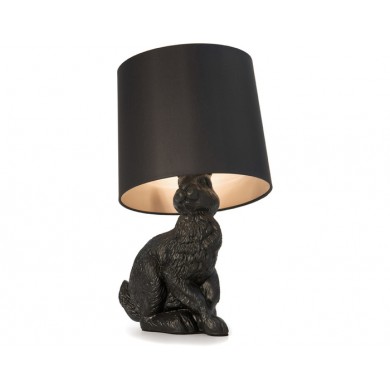 Black White rabbit table lamp